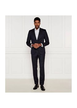BOSS BLACK Wełniany garnitur H-Huge-2Pcs-Peak-253 | Slim Fit ze sklepu Gomez Fashion Store w kategorii Garnitury męskie - zdjęcie 184982348