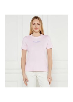 Tommy Hilfiger T-shirt | Regular Fit ze sklepu Gomez Fashion Store w kategorii Bluzki damskie - zdjęcie 184983007