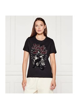 Aeronautica Militare T-shirt | Regular Fit ze sklepu Gomez Fashion Store w kategorii Bluzki damskie - zdjęcie 184983205