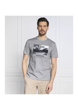 BOSS ORANGE T-shirt Teestripe | Regular Fit ze sklepu Gomez Fashion Store w kategorii T-shirty męskie - zdjęcie 184983659