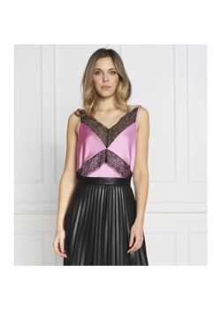 BOSS BLACK Satynowy top Ilacea | Regular Fit ze sklepu Gomez Fashion Store w kategorii Bluzki damskie - zdjęcie 184983705