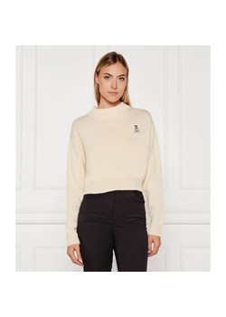 Patrizia Pepe Sweter | Cropped Fit | z dodatkiem wełny ze sklepu Gomez Fashion Store w kategorii Swetry damskie - zdjęcie 184983887