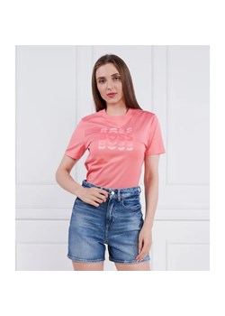 BOSS BLACK T-shirt Ehanni1 10204860 01 | Slim Fit ze sklepu Gomez Fashion Store w kategorii Bluzki damskie - zdjęcie 184983926