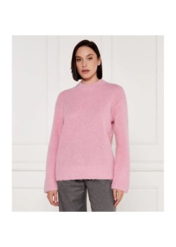 Samsøe Samsøe Wełniany sweter SAJOAN | Loose fit ze sklepu Gomez Fashion Store w kategorii Swetry damskie - zdjęcie 184984049