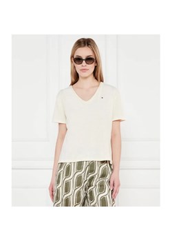 Tommy Hilfiger T-shirt | Regular Fit ze sklepu Gomez Fashion Store w kategorii Bluzki damskie - zdjęcie 184984149