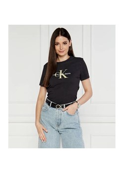 Calvin Klein Jeans T-shirt | Regular Fit ze sklepu Gomez Fashion Store w kategorii Bluzki damskie - zdjęcie 184984508
