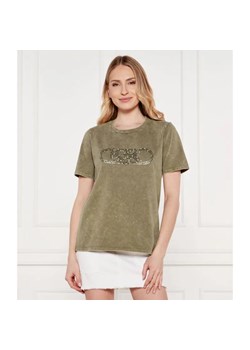 Michael Kors T-shirt EMPIRE | Regular Fit ze sklepu Gomez Fashion Store w kategorii Bluzki damskie - zdjęcie 184985038