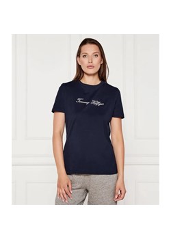 Tommy Hilfiger T-shirt | Regular Fit ze sklepu Gomez Fashion Store w kategorii Bluzki damskie - zdjęcie 184985347