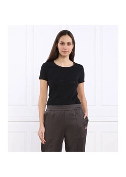 EA7 T-shirt | Slim Fit ze sklepu Gomez Fashion Store w kategorii Bluzki damskie - zdjęcie 184985479