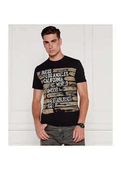 GUESS T-shirt WORLD FAMOUS | Regular Fit ze sklepu Gomez Fashion Store w kategorii T-shirty męskie - zdjęcie 184985766