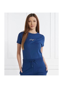 HUGO T-shirt Classic Tee_4 | Regular Fit ze sklepu Gomez Fashion Store w kategorii Bluzki damskie - zdjęcie 184985788