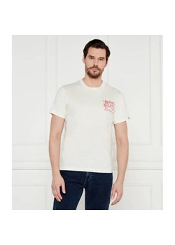 Replay T-shirt SLUB | Regular Fit ze sklepu Gomez Fashion Store w kategorii T-shirty męskie - zdjęcie 184985799