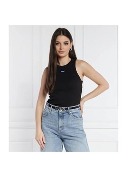 Hugo Blue Top Easy Tank | Slim Fit ze sklepu Gomez Fashion Store w kategorii Bluzki damskie - zdjęcie 184985815