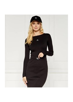 Calvin Klein Jeans Sweter | Slim Fit ze sklepu Gomez Fashion Store w kategorii Swetry damskie - zdjęcie 184985899