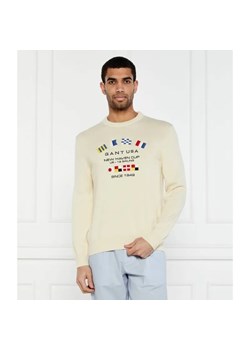 Gant Sweter NAUTICAL FLAGS | Regular Fit ze sklepu Gomez Fashion Store w kategorii Swetry męskie - zdjęcie 184986175