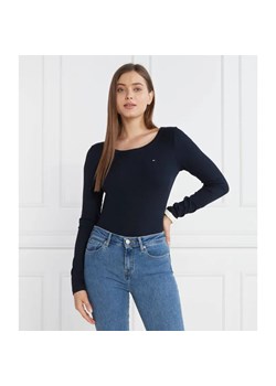 Tommy Hilfiger Bluzka 5X2 RIB O-NK LS | Slim Fit ze sklepu Gomez Fashion Store w kategorii Bluzki damskie - zdjęcie 184986898