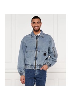 Karl Lagerfeld Jeans Jeansowa kurtka bomber | Loose fit ze sklepu Gomez Fashion Store w kategorii Kurtki męskie - zdjęcie 184986986