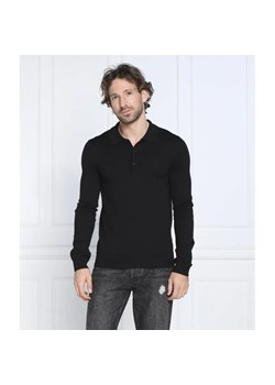 HUGO Wełniane polo San Pepe | Slim Fit ze sklepu Gomez Fashion Store w kategorii T-shirty męskie - zdjęcie 184987116