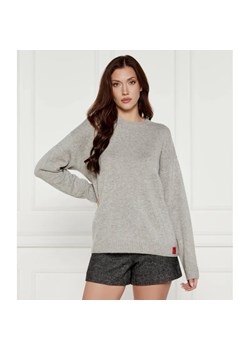 MAX&Co. Wełniany sweter MAURA | Relaxed fit | z dodatkiem kaszmiru ze sklepu Gomez Fashion Store w kategorii Swetry damskie - zdjęcie 184987465
