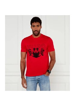 HUGO T-shirt Durro | Regular Fit ze sklepu Gomez Fashion Store w kategorii T-shirty męskie - zdjęcie 184987636