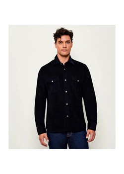 Oscar Jacobson Sztruksowa koszula | Straight fit ze sklepu Gomez Fashion Store w kategorii Koszule męskie - zdjęcie 184987958