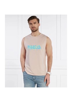 HUGO Tank top Dopical | Relaxed fit | stretch ze sklepu Gomez Fashion Store w kategorii T-shirty męskie - zdjęcie 184988075