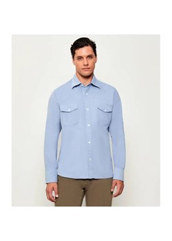 Oscar Jacobson Sztruksowa koszula | Straight fit ze sklepu Gomez Fashion Store w kategorii Koszule męskie - zdjęcie 184988108