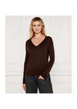 Tommy Hilfiger Wełniany sweter | Regular Fit ze sklepu Gomez Fashion Store w kategorii Swetry damskie - zdjęcie 184988256