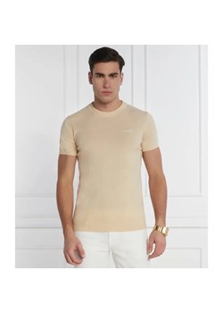 GUESS T-shirt | Regular Fit | z dodatkiem jedwabiu ze sklepu Gomez Fashion Store w kategorii T-shirty męskie - zdjęcie 184988386
