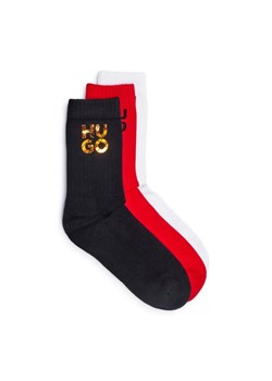 Hugo Bodywear Skarpety 3-pack QS RIB HOLO CC ze sklepu Gomez Fashion Store w kategorii Skarpetki męskie - zdjęcie 184988515