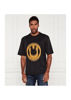 Hugo Blue T-shirt Nalax | Regular Fit ze sklepu Gomez Fashion Store w kategorii T-shirty męskie - zdjęcie 184988677
