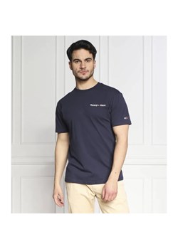 Tommy Jeans T-shirt LINEAR CHEST | Regular Fit ze sklepu Gomez Fashion Store w kategorii T-shirty męskie - zdjęcie 184988778
