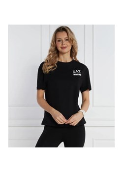 EA7 T-shirt | Regular Fit ze sklepu Gomez Fashion Store w kategorii Bluzki damskie - zdjęcie 184989079