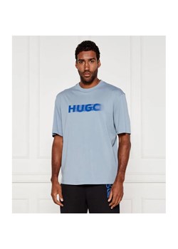 Hugo Blue T-shirt Nalax | Regular Fit ze sklepu Gomez Fashion Store w kategorii T-shirty męskie - zdjęcie 184989096