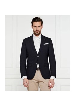 BOSS BLACK Marynarka z poszetką H-Hutson-233 | Slim Fit | z dodatkiem wełny ze sklepu Gomez Fashion Store w kategorii Marynarki męskie - zdjęcie 184989366