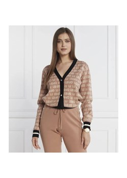 Liu Jo Sport Kardigan magila aperta | Regular Fit ze sklepu Gomez Fashion Store w kategorii Swetry damskie - zdjęcie 184989556
