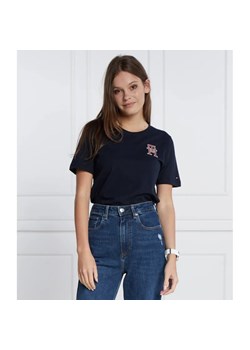 Tommy Hilfiger T-shirt IMD MDRN REG C-NK SS | Regular Fit ze sklepu Gomez Fashion Store w kategorii Bluzki damskie - zdjęcie 184989558