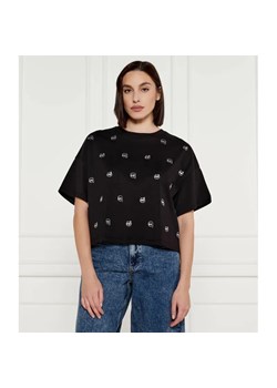 Karl Lagerfeld T-shirt ikonik 2.0 | Loose fit ze sklepu Gomez Fashion Store w kategorii Bluzki damskie - zdjęcie 184989799