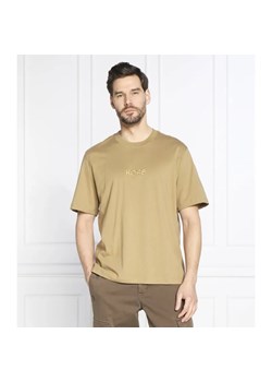 Michael Kors T-shirt EMB LOGO TEE | Regular Fit ze sklepu Gomez Fashion Store w kategorii T-shirty męskie - zdjęcie 184989838