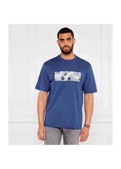 Hugo Blue T-shirt Nurix | Regular Fit ze sklepu Gomez Fashion Store w kategorii T-shirty męskie - zdjęcie 184989966