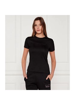 EA7 T-shirt | Slim Fit ze sklepu Gomez Fashion Store w kategorii Bluzki damskie - zdjęcie 184990086