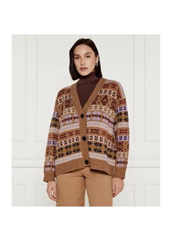 Weekend MaxMara Wełniany kardigan Eccelso | Relaxed fit ze sklepu Gomez Fashion Store w kategorii Swetry damskie - zdjęcie 184990116