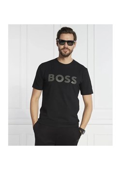 BOSS GREEN T-shirt Tee 8 | Slim Fit | stretch ze sklepu Gomez Fashion Store w kategorii T-shirty męskie - zdjęcie 184990129