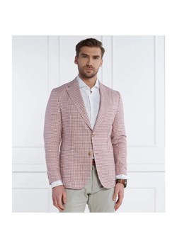Windsor Marynarka 13 Giro | Shaped fit | z dodatkiem lnu ze sklepu Gomez Fashion Store w kategorii Marynarki męskie - zdjęcie 184990237