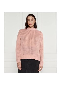 HUGO Wełniany sweter Sloossy | Oversize fit ze sklepu Gomez Fashion Store w kategorii Swetry damskie - zdjęcie 184990716