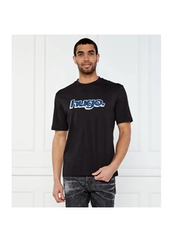 Hugo Blue T-shirt Nugibol | Regular Fit ze sklepu Gomez Fashion Store w kategorii T-shirty męskie - zdjęcie 184991057
