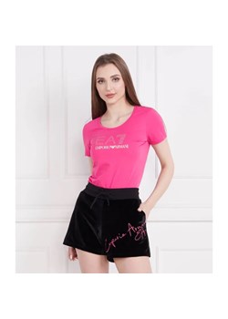 EA7 T-shirt | Regular Fit ze sklepu Gomez Fashion Store w kategorii Bluzki damskie - zdjęcie 184991099