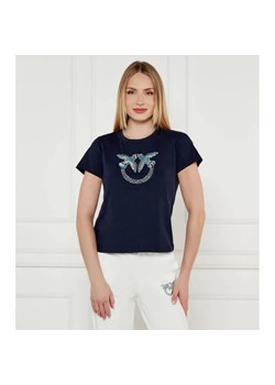 Pinko T-shirt QUENTIN | Regular Fit ze sklepu Gomez Fashion Store w kategorii Bluzki damskie - zdjęcie 184991438