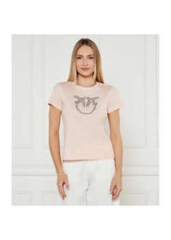 Pinko T-shirt QUENTIN | Regular Fit ze sklepu Gomez Fashion Store w kategorii Bluzki damskie - zdjęcie 184991629