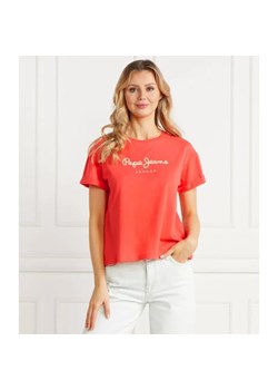 Pepe Jeans London T-shirt HELGA | Regular Fit ze sklepu Gomez Fashion Store w kategorii Bluzki damskie - zdjęcie 184991905